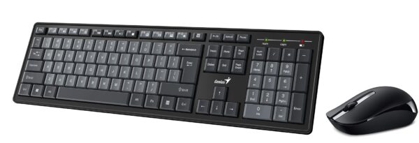Genius Keyboard-Mouse Set Wireless Dual Colour KM-8200 English - Image 2