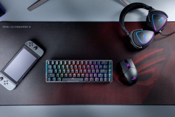 ASUS Gaming Mousepad XXL Water/Oil/Dust Resistant ROG SCABBARD II 400x900 Black - Image 4