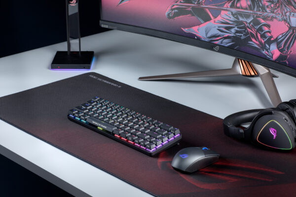 ASUS Gaming Mousepad XXL Water/Oil/Dust Resistant ROG SCABBARD II 400x900 Black - Image 5