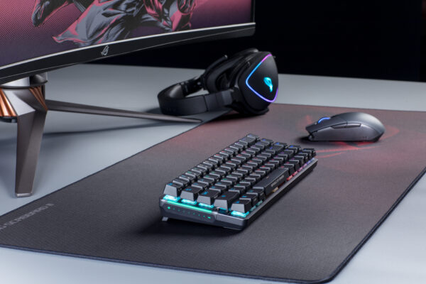 ASUS Gaming Mousepad XXL Water/Oil/Dust Resistant ROG SCABBARD II 400x900 Black - Image 6