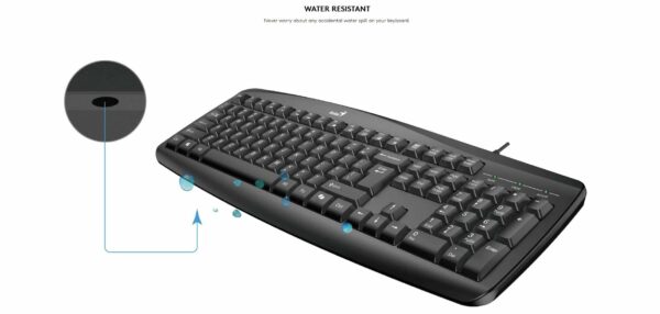 Genius Keyboard-Mouse Set Wired KM-200 Russian - Image 7