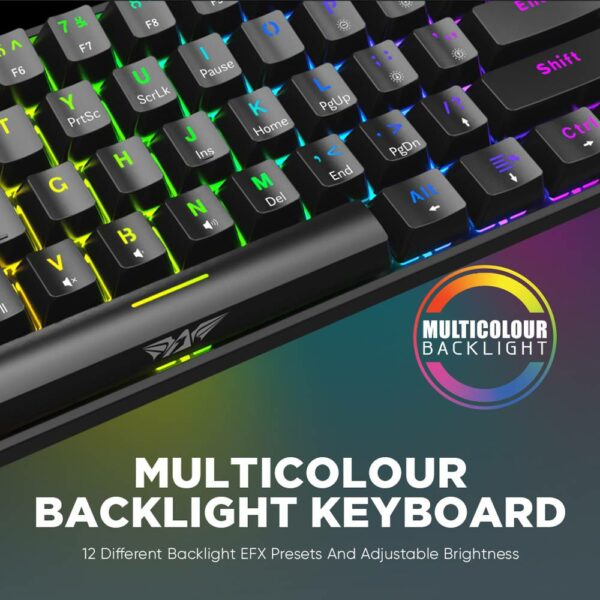 Armaggeddon Gaming Keyboard Mech 61K Clicky (Blue) MKA-1C NEX Black - Image 13