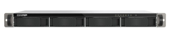 QNAP NAS 4-Bay Rackmount Short-Depth ARM Quad-Core, 4GB RAM, Dual 2.5GbE Ports & USB 3.2 TS-433eU