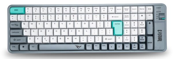 Alcatroz Keyboard Wireless 2.4G+BT Tetriz Air 3 Winter White