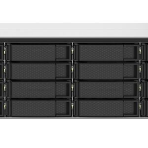 QNAP NAS 16-Bay Rackmount AMD Ryzen Quad-Core, 16GB RAM, Redundant PSU, Dual PCIe Slots & Dual 2.5GbE Ports TS-1673AU-RP-16G