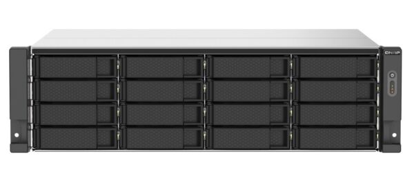 QNAP NAS 16-Bay Rackmount AMD Ryzen Quad-Core, 16GB RAM, Redundant PSU, Dual PCIe Slots & Dual 2.5GbE Ports TS-1673AU-RP-16G