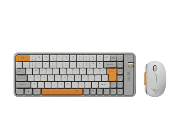 Alcatroz Keyboard & Mouse 2.4G+BT Combo 84K Tetriz Air 300C Summer White - Image 2