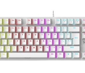 Armaggeddon Gaming Keyboard Mech 87K Linear (Red) MKA-2C NEO White
