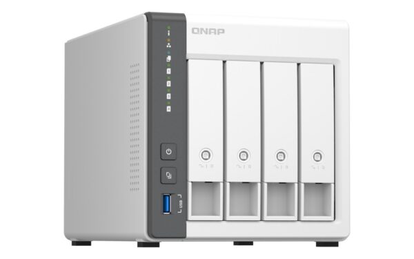 QNAP NAS 4-Bay Tower ARM Quad-Core, 4GB RAM & Dual 2.5GbE Ports TS-433 - Image 2