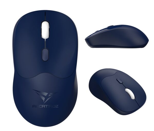 Alcatroz Mouse Wireless & BT Recharg Silent AIRMOUSE DUO 6 Blue (2025) - Image 2