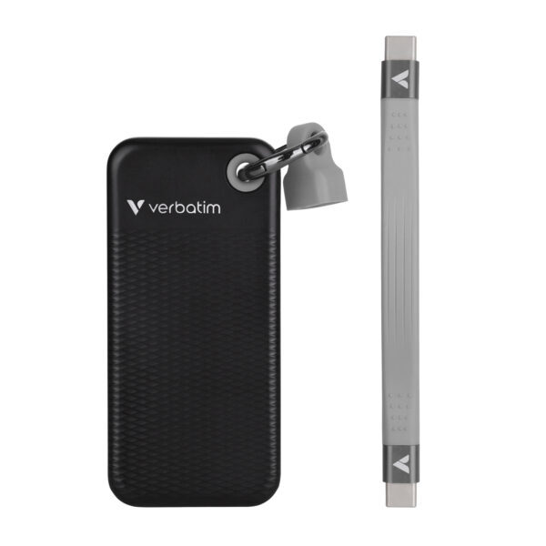 Verbatim SSD Portable POCKET KEYRING 3.2 Gen2 1TB Black/Grey - Image 3