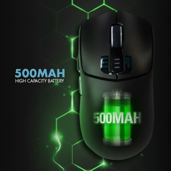 Armaggeddon Gaming Mouse Wired+2.4G+BT Recharge 5B MIRAGE-V Black - Image 2