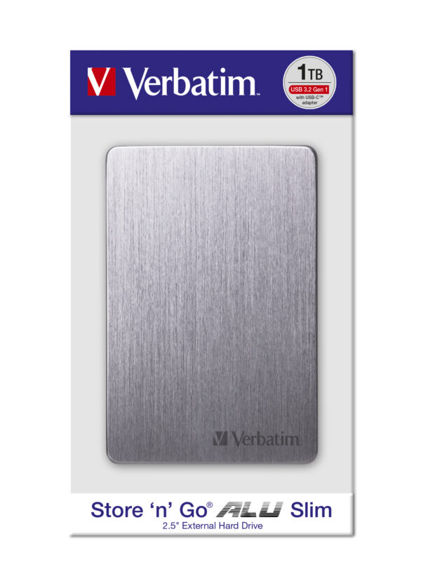 Verbatim HDD External STORE'N'GO 2.5'' USB3.2 Alum 1TB Space Grey - Image 4