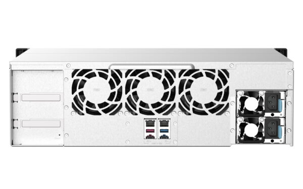 QNAP NAS 16-Bay Rackmount AMD Ryzen Quad-Core, 16GB RAM, Redundant PSU, Dual PCIe Slots & Dual 2.5GbE Ports TS-1673AU-RP-16G - Image 5