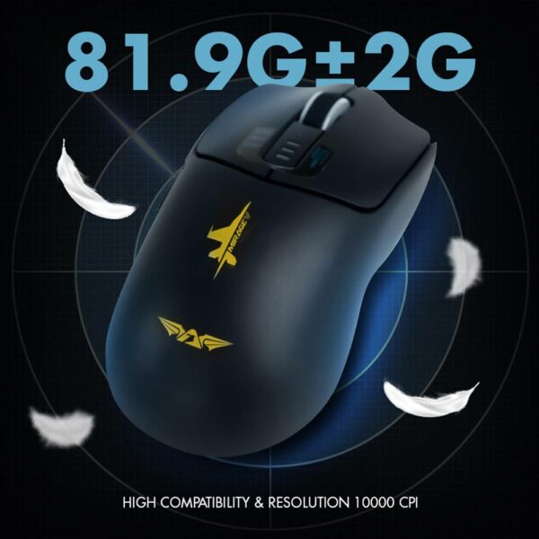 Armaggeddon Gaming Mouse Wired+2.4G+BT Recharge 5B MIRAGE-V Black - Image 6