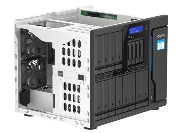 QNAP NAS 16-Bay Tower Intel Eight-Core, 8GB RAM, Triple PCIe Slots, Dual 2.5GbE Ports & SSD Caching TS-1655 - Image 6