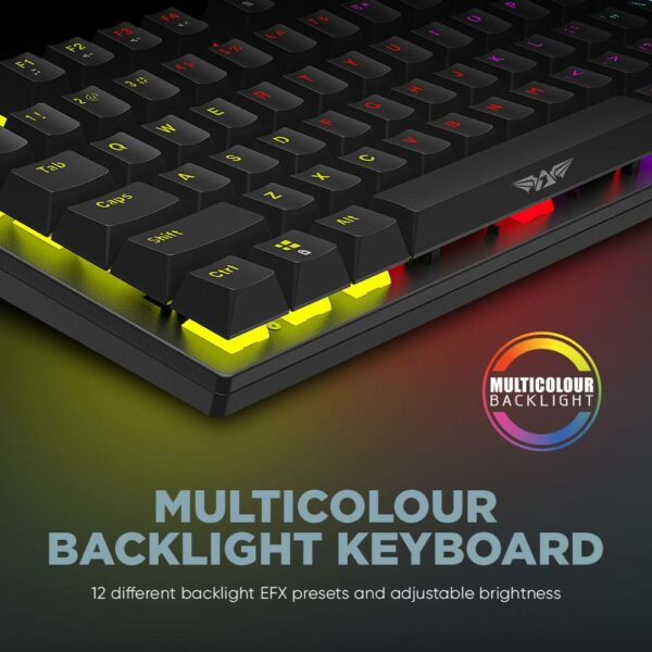 Armaggeddon Gaming Keyboard Mech 87K Linear (Red) MKA-2C NEO White - Image 3