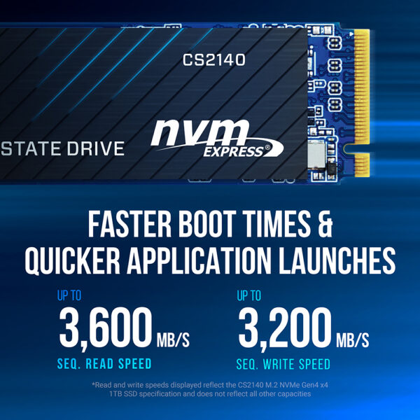 PNY SSD M.2 NVMe PCIe Gen4 1TB CS2140 - Image 3