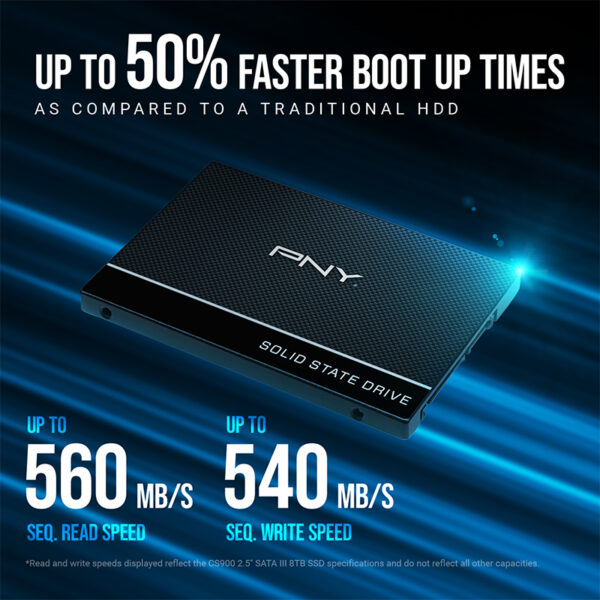 PNY SSD SATA III 1TB CS900 - Image 3