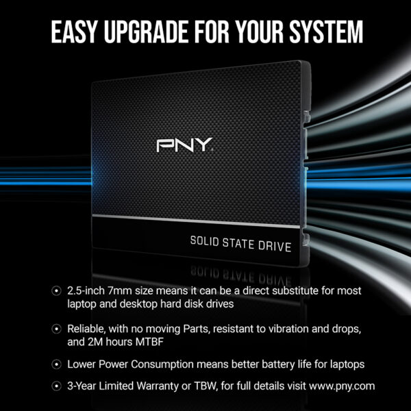 PNY SSD SATA III 1TB CS900 - Image 5
