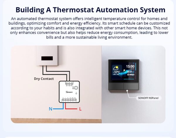 Sonoff WiFi Smart Switch MINI-D Dry Contact - Image 9