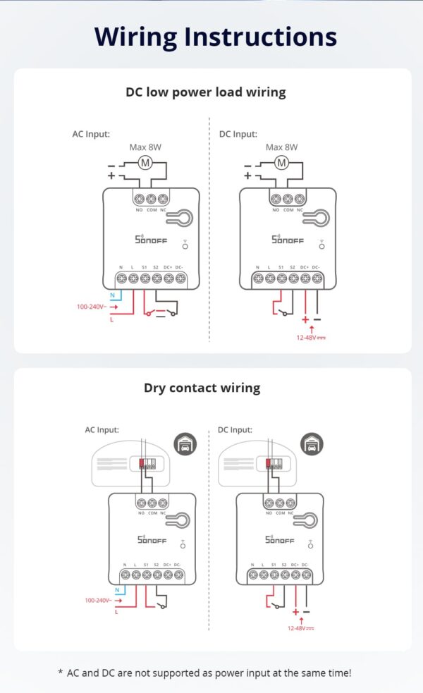Sonoff WiFi Smart Switch MINI-D Dry Contact - Image 14