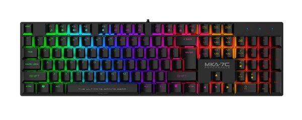 Armaggeddon Gaming Keyboard Mech 104K Clicky (Blue) MKA-7C (2024) Black
