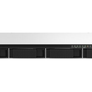 QNAP NAS 4-Bay Rackmount Intel Quad-Core, 8GB RAM, HDMI, SSD Caching & Dual 2.5GbE Ports TS-464eU