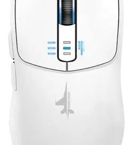 Armaggeddon Gaming Mouse Wired+2.4G+BT Recharge 5B MIRAGE-V White