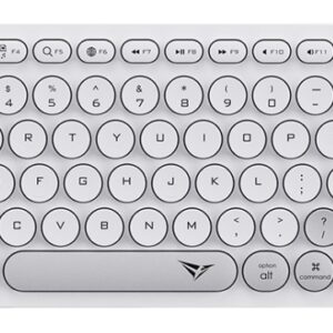 Alcatroz Keyboard Wireless 2.4G+BT Jellybean AirDock 2 Winter White