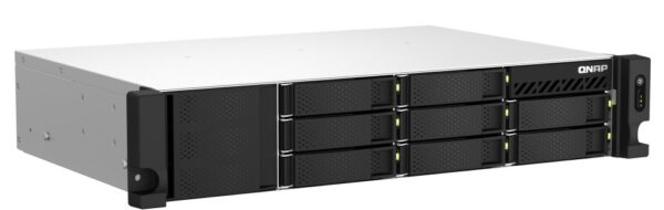 QNAP NAS 8-Bay Rackmount Short-Depth Intel Quad-Core, 8GB RAM, PCIe Slot, Dual 2.5GbE, HDMI & SSD Caching TS-864eU-8G - Image 3