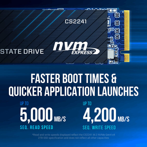 PNY SSD M.2 NVMe PCIe Gen4 500GB CS2241 - Image 3