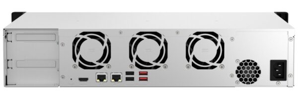 QNAP NAS 8-Bay Rackmount Short-Depth Intel Quad-Core, 8GB RAM, PCIe Slot, Dual 2.5GbE, HDMI & SSD Caching TS-864eU-8G - Image 5